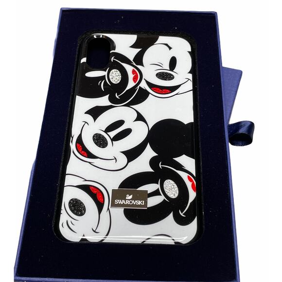 Swarovski Crystal Iphone X / XS Mickey Mouse Face Phone Case New - Picture 3 of 6